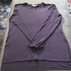 Athleta Long Sleeve Hi-Lo Top Size M